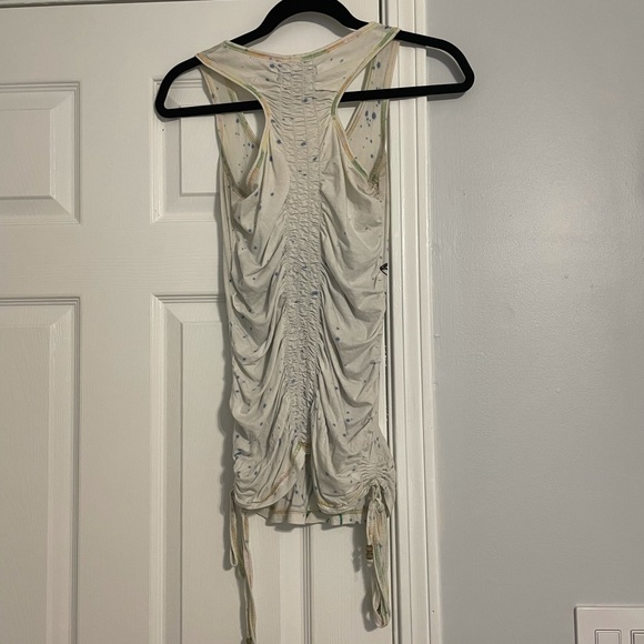 Buffalo David bitton scrunch graphic tunic top - Picture 2 of 6